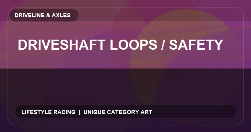 Driveshaft Loops / Safety